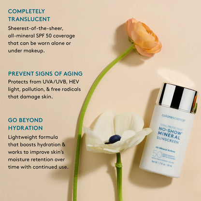 Total Protection NO-SHOW Mineral Sunscreen SPF 50